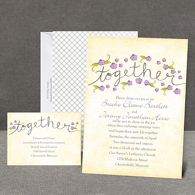 Blossom Together - Freesia - Invitation