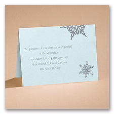 Winter Wonders - Reception Card