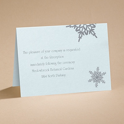 Winter Wonders - Reception Card