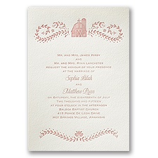 Sweet Barn - Ecru - Featherpress Invitation