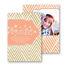 Baby It's Cold Outside - Corabell - Photo Holiday Card