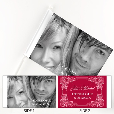 Vintage Frame - Personalized Car Flag
