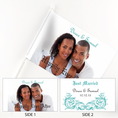 Fancy Filigree - Personalized Car Flag
