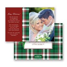 Jingle Plaid - Photo Holiday Card