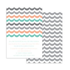 Waves of Color - Invitation