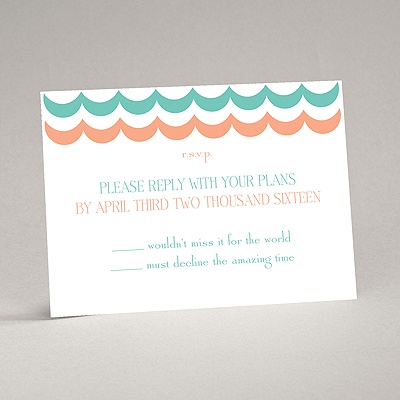 Waves of Color - Response Card and Envelope