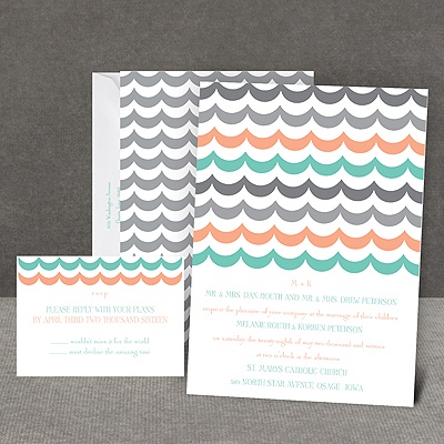 Waves of Color - Invitation