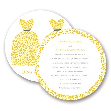 Patterned Dresses - Invitation