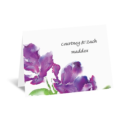 Flower Drama - Note Card and Envelope