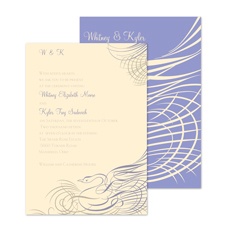 Calligraphy Swan - Invitation