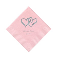 Pastel Pink Cocktail Napkin