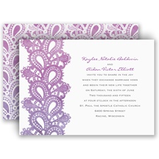 Watercolor Paisley - Grapevine - Invitation