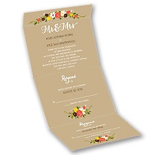 Perfect Posies - Seal and Send Invitation