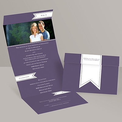 Ribbon Tabs - Seal and Send Invitation
