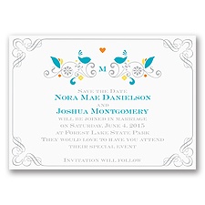 Rustic Whimsy - Save the Date Magnet