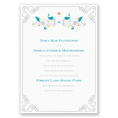 Rustic Whimsy - Invitation
