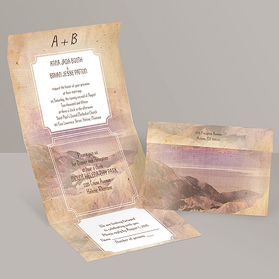 Mountain Majesty - Seal and Send Invitation