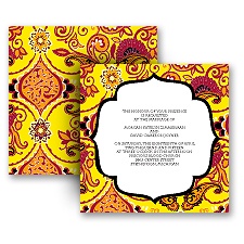 Exotic Flair - Canary - Invitation