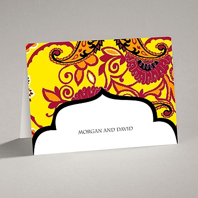Exotic Flair - Canary - Note Card and Envelope