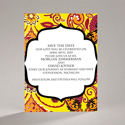 Exotic Flair - Canary - Save the Date Magnet