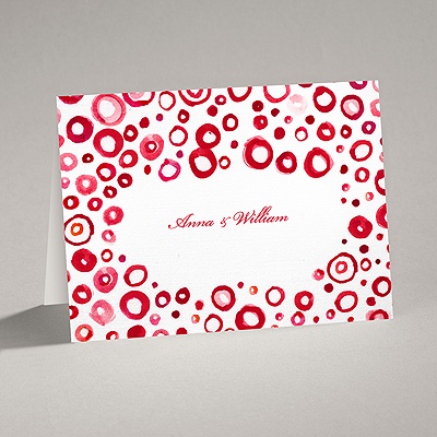 Artsy Romance - Cherry - Note Card and Envelope