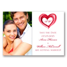 Artsy Romance - Cherry - Save the Date Magnet