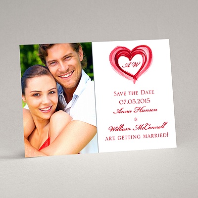 Artsy Romance - Cherry - Save the Date Magnet