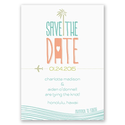 Destination Waves - Save the Date Magnet