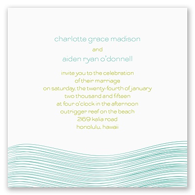 Destination Waves - Invitation
