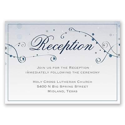 Stargazing - Reception Card