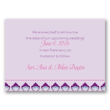 Moroccan Beauty - Fuchsia - Save the Date Magnet