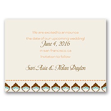 Moroccan Beauty - Peacock - Save the Date Magnet