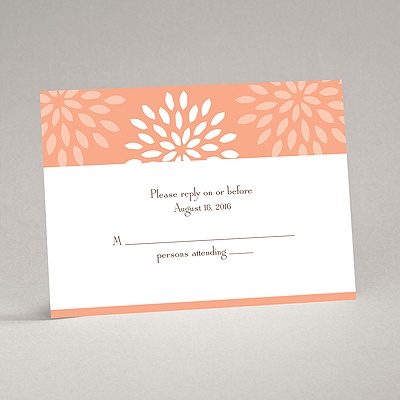 Mod Blossoms - Corabell - Response Card and Envelope
