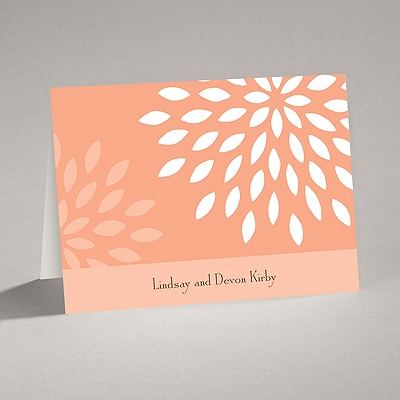 Mod Blossoms - Corabell - Note Card and Envelope