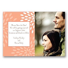 Mod Blossoms - Corabell - Save the Date Magnet