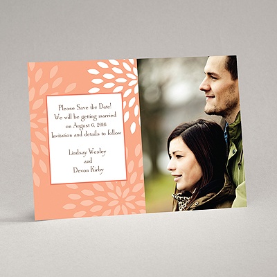 Mod Blossoms - Corabell - Save the Date Magnet