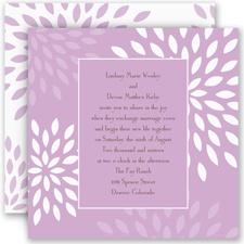Mod Blossoms - Freesia - Invitation