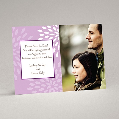 Mod Blossoms - Freesia - Save the Date Magnet