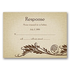 Growing Love - Response Card and Envelope