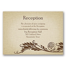 Growing Love - Reception Card
