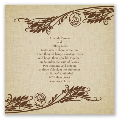 Growing Love - Invitation
