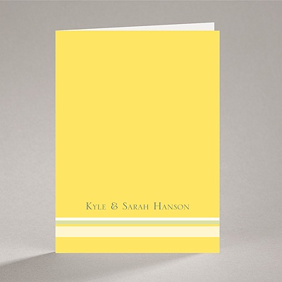 Romantic Posies - Canary - Note Card and Envelope