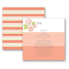 Romantic Posies - Tango - Invitation