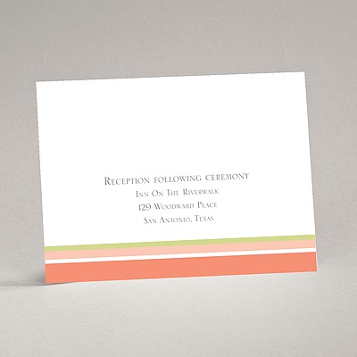 Romantic Posies - Tango - Reception Card