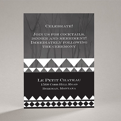 Legendary Love - Black - Reception Card