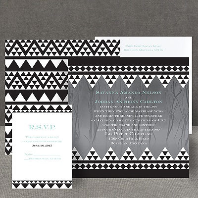Legendary Love - Black - Invitation