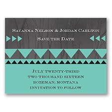 Legendary Love - Peacock - Save the Date Magnet