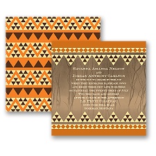 Legendary Love - Terra Cotta - Invitation