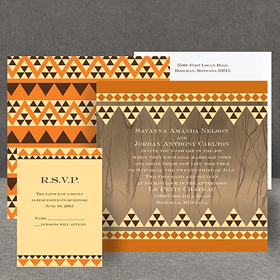 Legendary Love - Terra Cotta - Invitation