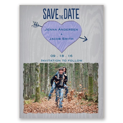 Natural Look - Orchid - Save the Date Magnet